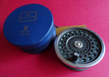 A SUPER LITTLE USED CASED VINTAGE HARDY MARQUIS SALMON NO.2 SPARE SPOOL + LINE