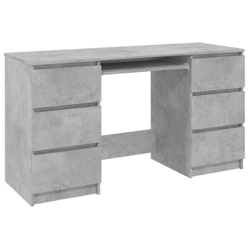Writing desk concrete grey - writing,