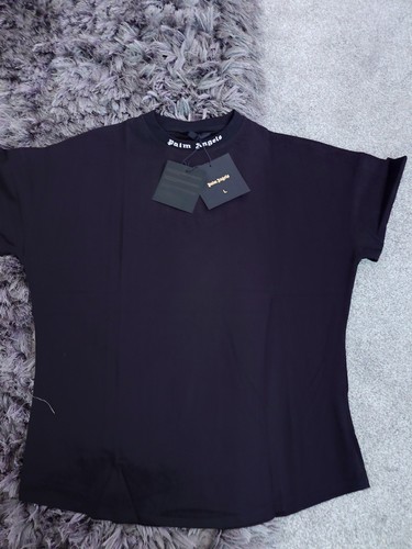 Palm angels black - black, logo