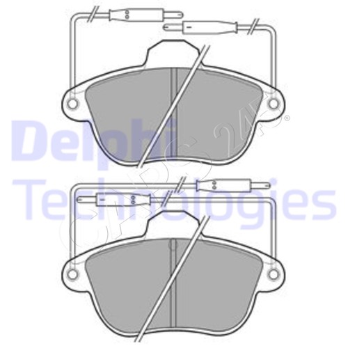Disc brake pad set - brake,