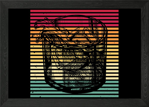 Retro whiskey vintage - vintage, framed