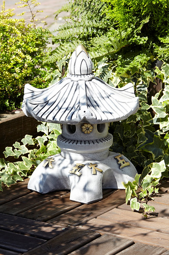 Unique lantern pagoda statue
