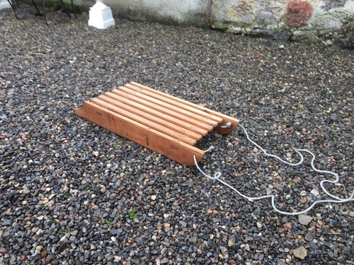 Vintage wooden sleigh sledge - vintage, /