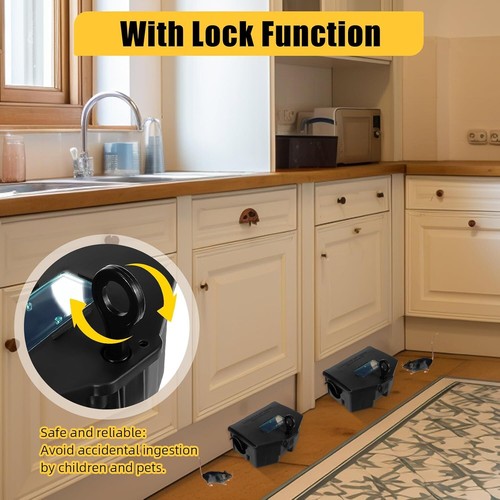 Medium locking rodent - locking, bait