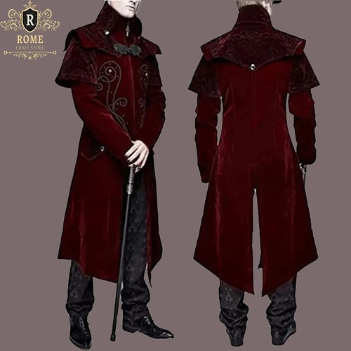 Gothic velvet coat - gothic,