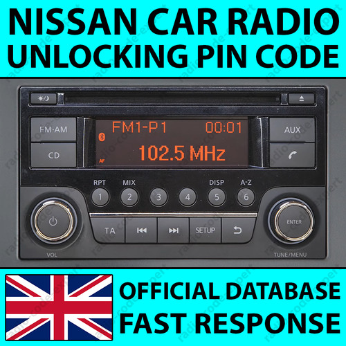Nissan radio unlock pin - radio,