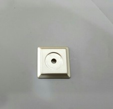 1 X AVALON BACK PLATE FOR 30MM KNOB SATIN NICKEL FREE P&P