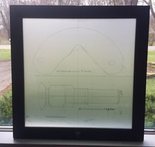 Vintage Glass~Wood Mechanical Drawing Industrial Salvage B&L Bausch & Lomb Lot E