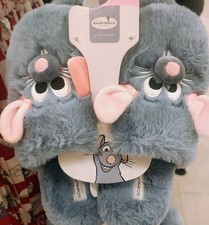 Disney Ratatouille 3D Ladies Faux Fur Cosy Slippers UK Sizes 3-8 Xmas Gift