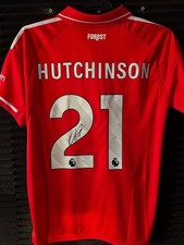 Omari Hutchinson Signed Nottingham Forest Shirt 25/26 With Proof