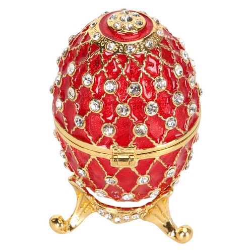 Egg style faberge - (red),
