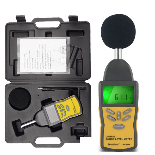Lcd digital sound level - level, meter
