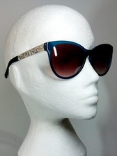 RADLEY RDS Amber Col. 107A Cream Blue Pattern Frames Women's Oversize Sunglasses