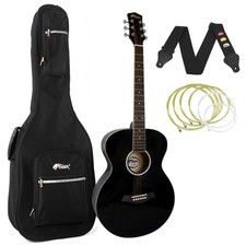 Tiger Black Acoustic Guitar