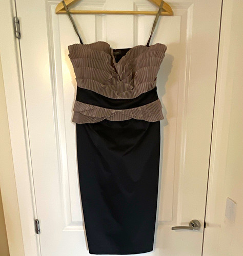 Alexon black grey size - size, satin