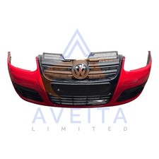 Vw Golf GT Tdi 2007 MK5 Tornado Red LY3D Front Bumper 1K0807217R