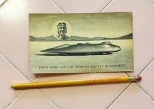 Vntg 1938 John Cobb Postcard
