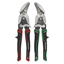 Sealey Right & Left Cut Offset Aviation Sheet Metal Snips/Shears Set AK69072