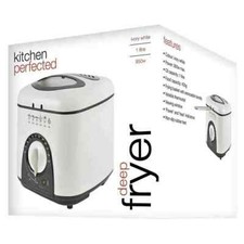 COMPACT MINI SMALL KITCHEN DEEP FAT FRYER & BASKET FISH & CHIPS FRYING 1L NEW