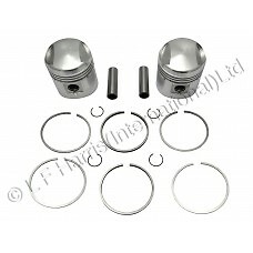 Triumph 350 3ta piston set - triumph,