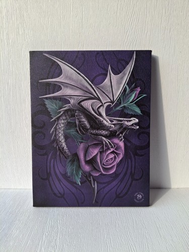 Purple dragon wall art canvas - dragon,