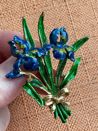 Vintage exquisite blue - vintage, iris