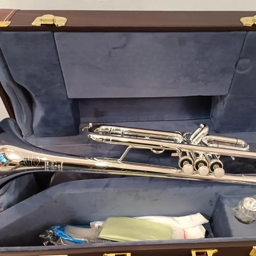 Trumpet silver plated bb - 37,