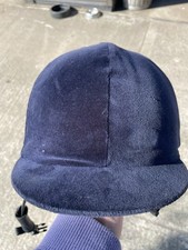 Velvet Hat Cover -navy Large