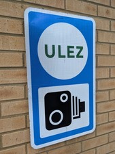 Genuine TFL Transport For London Street Sign Road Ulez Speed Camera Warning 