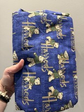Harrods blue teddy bear design - harrods,