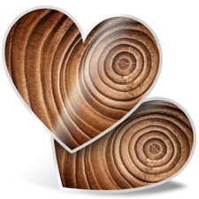 2 x Heart Stickers 15 cm -
