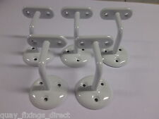 WHITE STAIRS HAND RAIL WALL