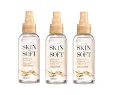 Avon Skin So Soft Enhance & Glow Self-Tanning Spray 3x150ml – Radiant Glow ✨