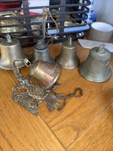 Vintage job lot bells - vintage,