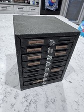 Vtg 8 Drawer Indistrial