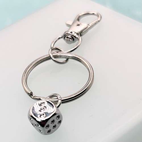 Dice pendant bag charm - bag,