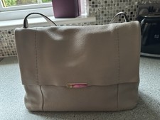Ted Baker Light Grey Coloured Soft Leather Shoulder Bag