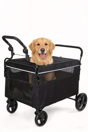 Foldable dog stroller wagon - dog,