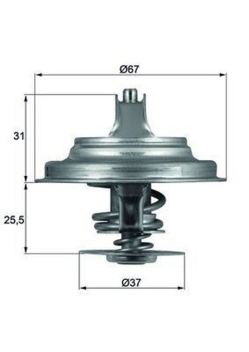 Engine thermostat mahle fits - thermostat,