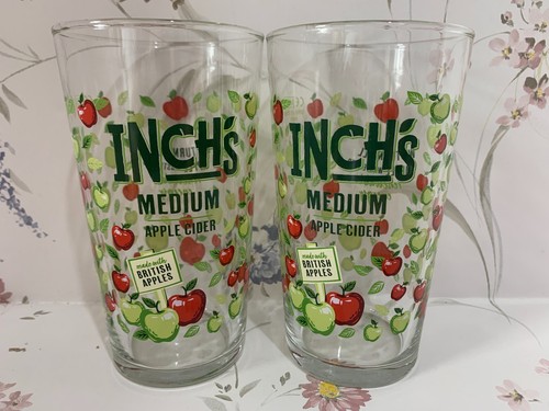 Inch cider pint glasses 2 - cider,