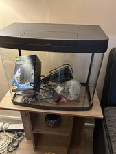 40L Tropical Fish Tank with Stand, Light, and Accessories