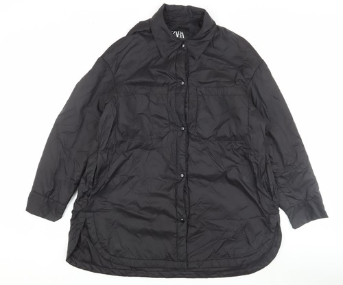 Zara men black puffer jacket - zara,