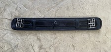 Black Leather Elasticated Dressage Girth 24”