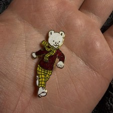 Vintage Rupert Bear Enamel Pin