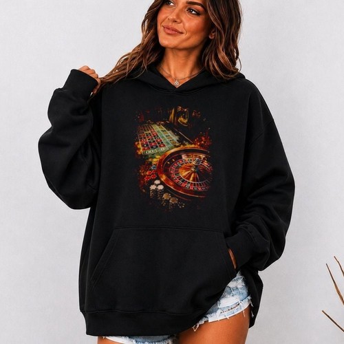 Casino roulette tables hoodie - casino,