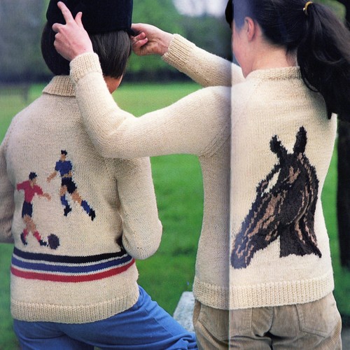 Laminated vintage knitting - ~laminated,