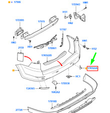 FORD MONDEO MK3 Estate Rear Bumper Tow Eye Cover 1704622 NEW GENUINE