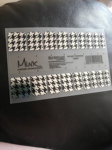 Chrome houndstooth minx - minx, toes