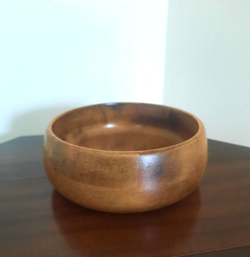 Small vintage wooden bowl - small,