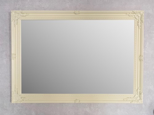 Ornate wall mirror hardwood - mirror,